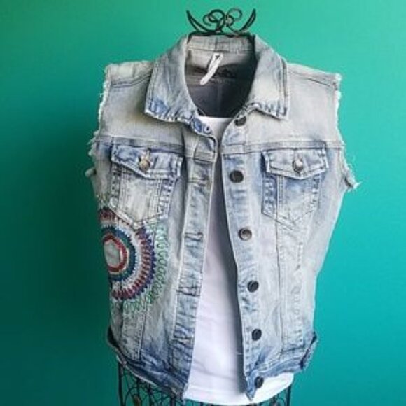 Desigual Boho Denim Cest - Picture 2 of 9